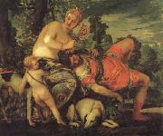 VERONESE (Paolo Caliari) Venus and Adonis USA oil painting artist